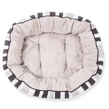 Pebble Black Brush Stroke 4 Seasons Dog Bed